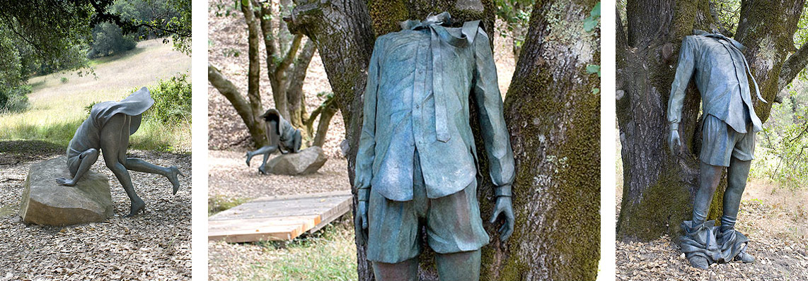Terry Allen, “humanature”, 1991-1992 (bronze sculptures)